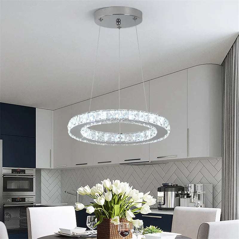 Led Luxury Ring Pendant Lights For Living Dining Room Chandelier Modern Home Decor Ceiling Lamp Nordic Luminaire Fixture Lustre