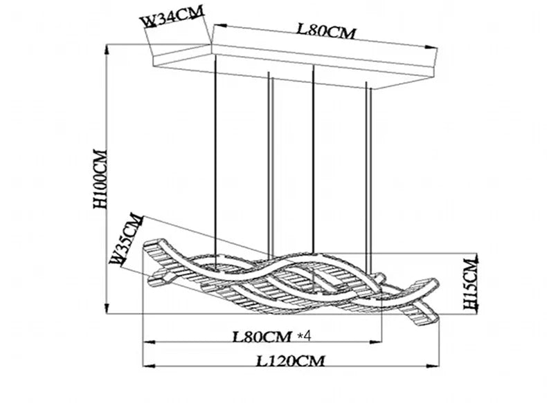 Modern home decoration salon lamps for living room smart crystal Pendant lights dining room indoor lighting