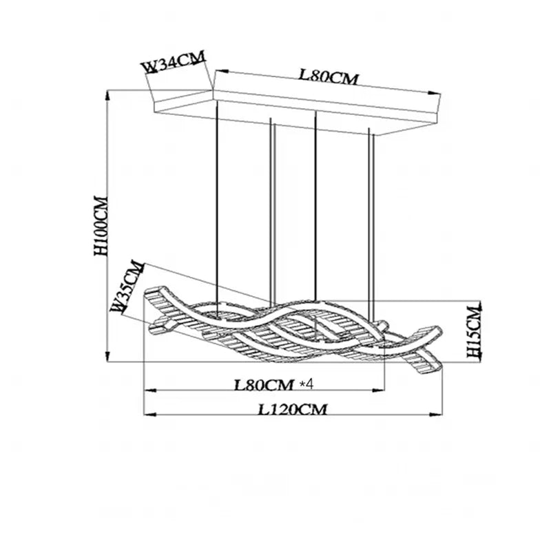 Modern home decoration salon lamps for living room smart crystal Pendant lights dining room indoor lighting