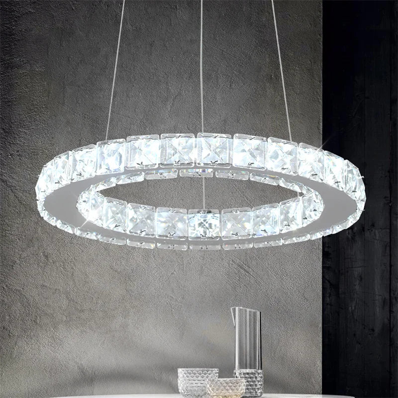 Led Luxury Ring Pendant Lights For Living Dining Room Chandelier Modern Home Decor Ceiling Lamp Nordic Luminaire Fixture Lustre