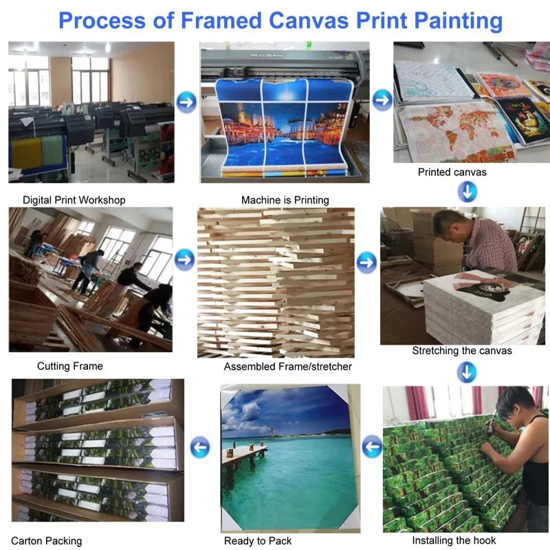 Luxury Black Golden Plant Leaf Canvas Poster Print Modern Home Abstract Wall Art Painting Living Room Decor Gift