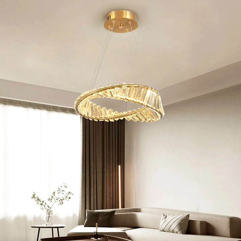 Led Luxury Ring Pendant Lights For Living Dining Room Chandelier Modern Home Decor Ceiling Lamp Nordic Luminaire Fixture Lustre